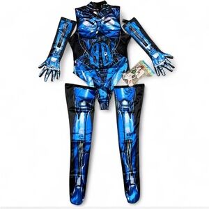 NWT Trickz n Treatz Size Xxl Alien Robot Costume Set